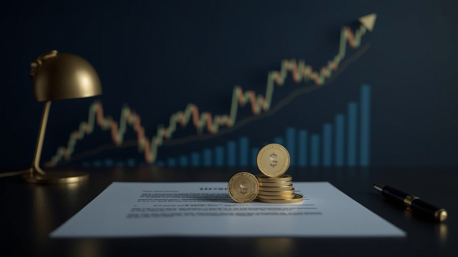 Ilustração institucional de contrato NDF (non-delivered forward) utilizado como instrumento de hedge cambial (derivativos cambiais) para proteção contra variação do dólar.